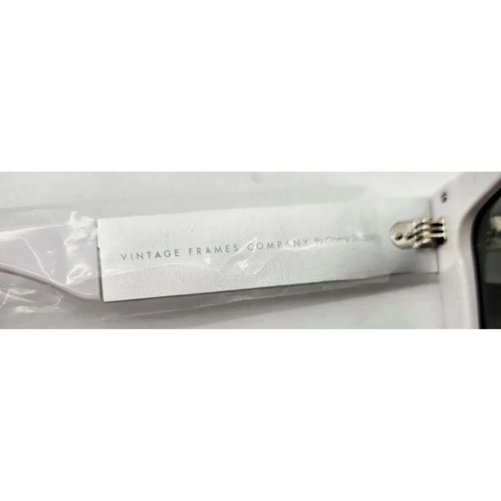 New Vintage Frames Company Corey Shapiro Love/Hate Sunglasses White/Silver